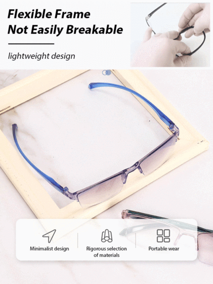 [Reading glasses + sunglasses] Smart zoom gradient reading glasses