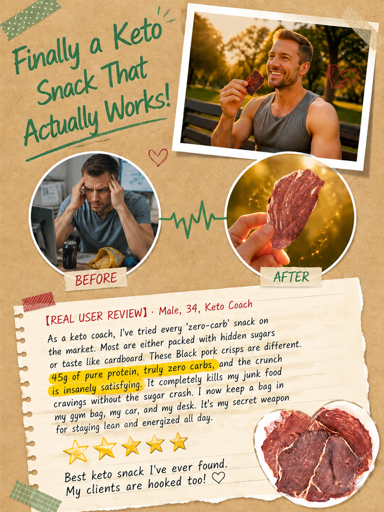 Crispy meat slices