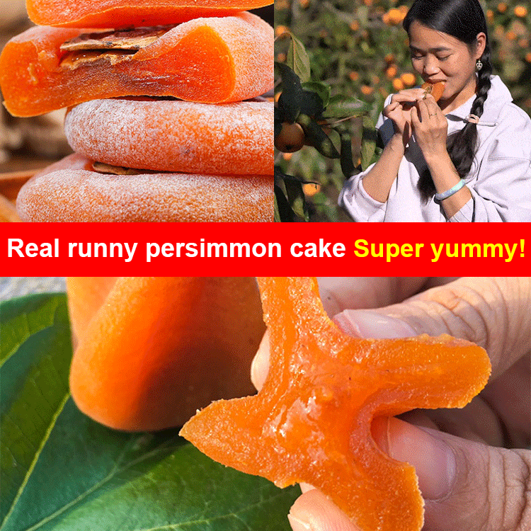 Homemade dried persimmons