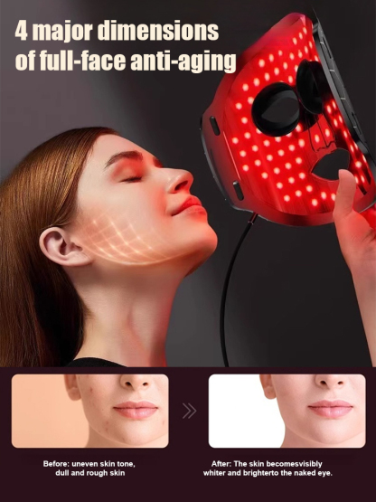 Photorejuvenator red and blue light beauty instrument