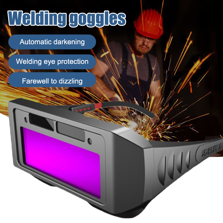 Automatic darkening welding goggles