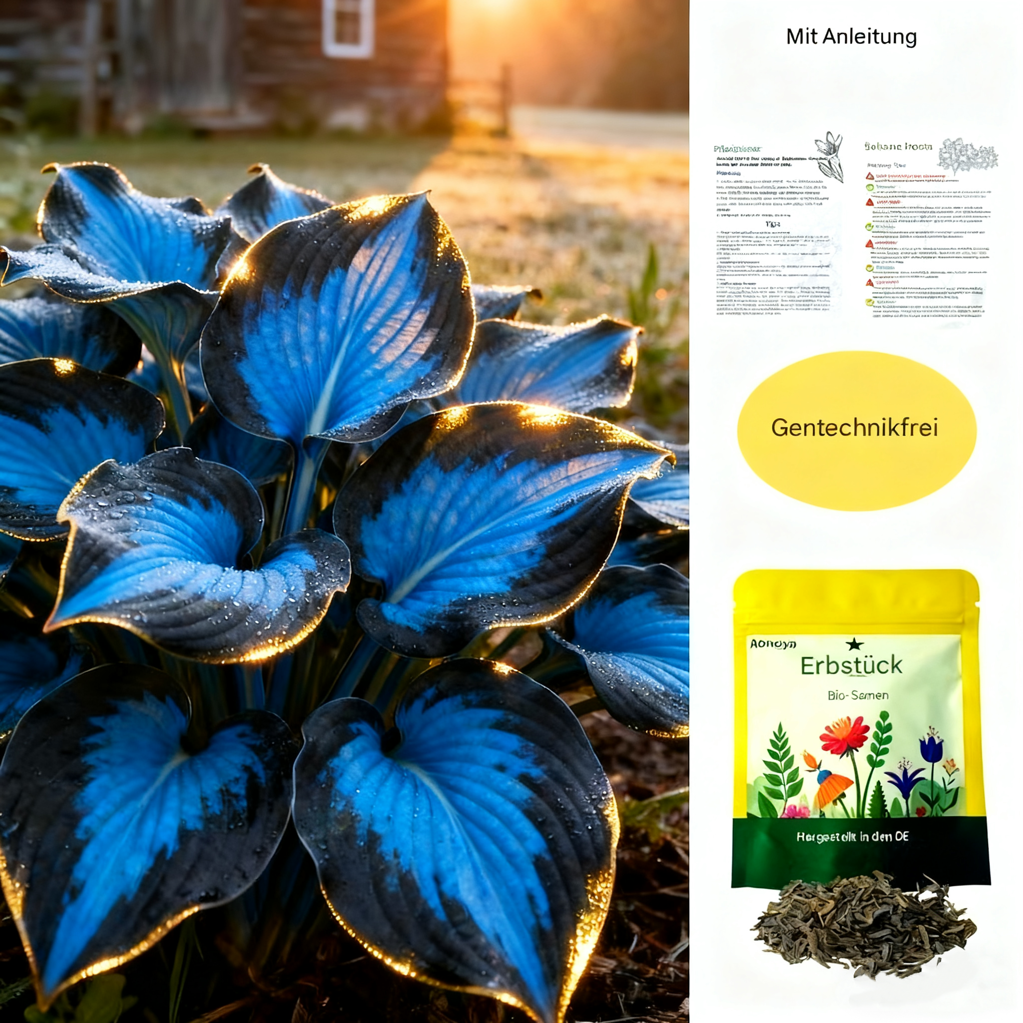 🔥🔥Letzter Tag im Angebot🔥Premium-Funkiensamen (selten)🌿Schattenverträgliche Pflanze