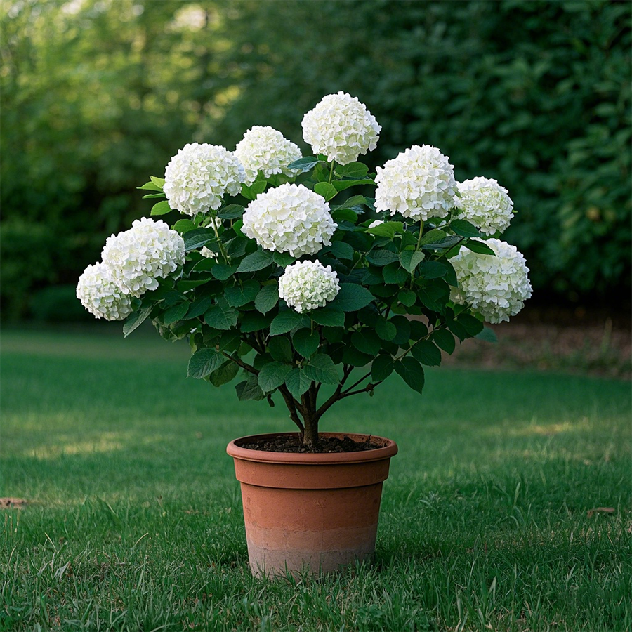 Potted Hydrangea Tree