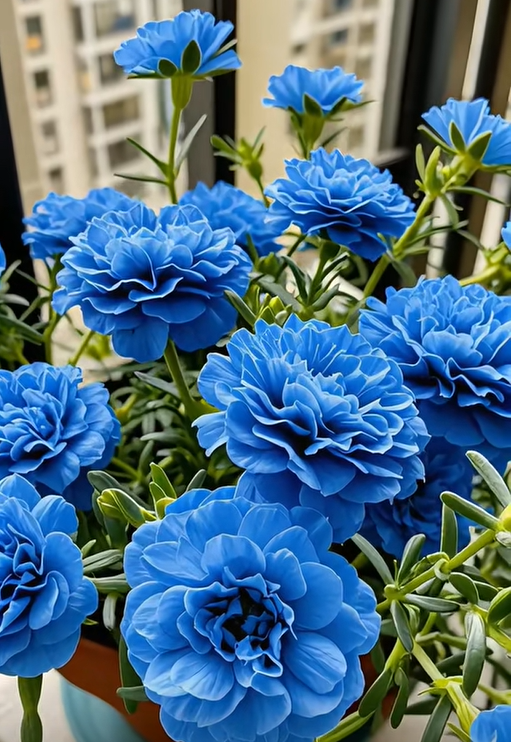 🌼Muti-color Moss Rose-Double Petal Sunflower