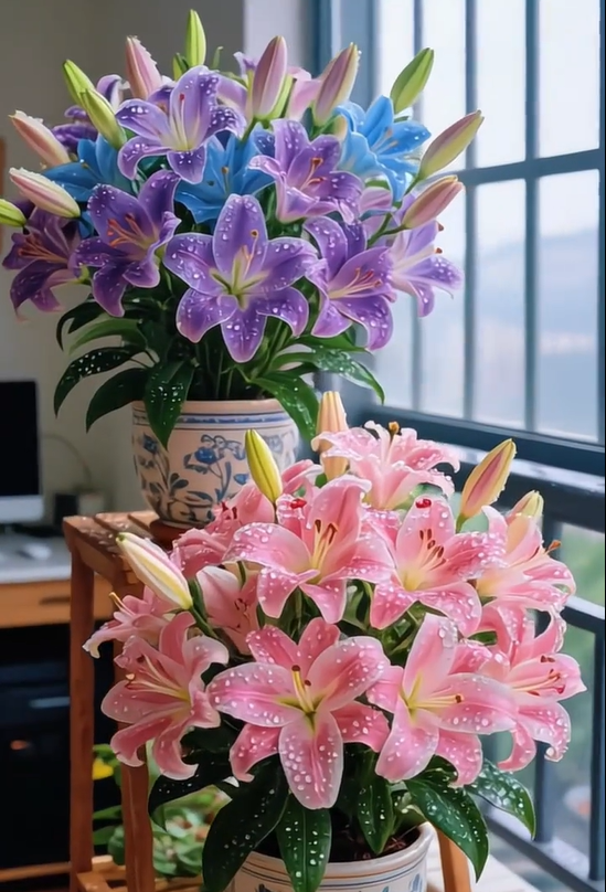 ⚜️Rare Color Double-Petaled Fragrant lily bulbs—Fresh and Sweet