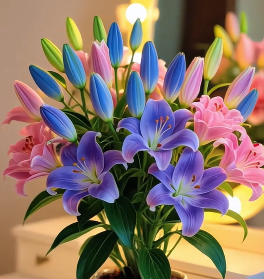 ⚜️Rare Color Double-Petaled Fragrant lily bulbs—Fresh and Sweet