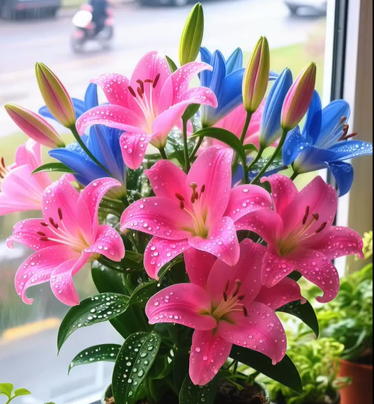 ⚜️Rare Color Double-Petaled Fragrant lily bulbs—Fresh and Sweet