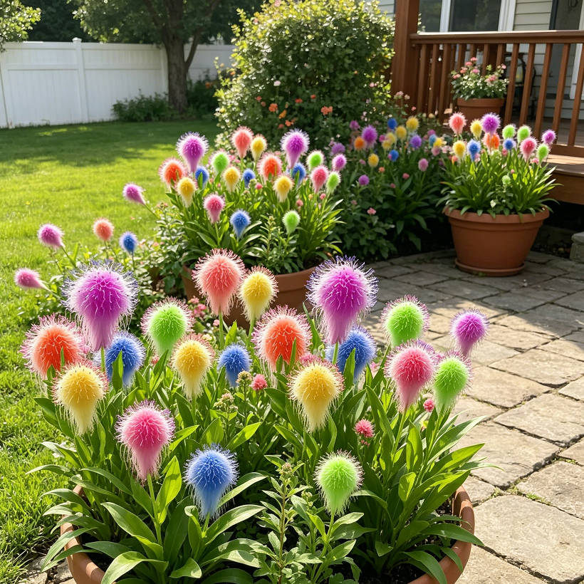 Mehrfarbige, flauschige Pompon-Sonnenblumensamen☀️Verleihen Sie Ihrem Garten Magie und Schönheit!