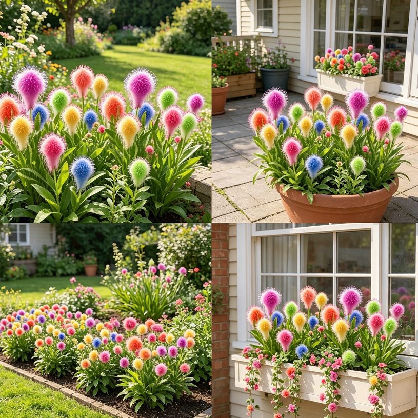 Mehrfarbige, flauschige Pompon-Sonnenblumensamen☀️Verleihen Sie Ihrem Garten Magie und Schönheit!