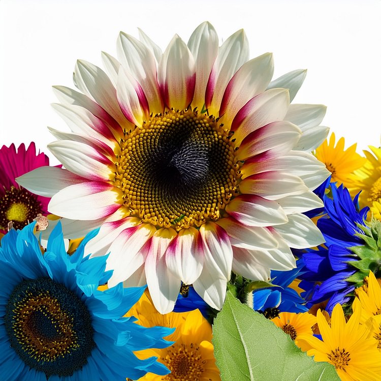 🌻Gemischte Sonnenblumensamen in großen Mengen zum Anpflanzen von Erbstücken im Freien, gentechnikfrei