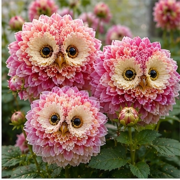 ✨ Magical Plants 🦉 Meet the Owl-Eye Dahlia Bulbs