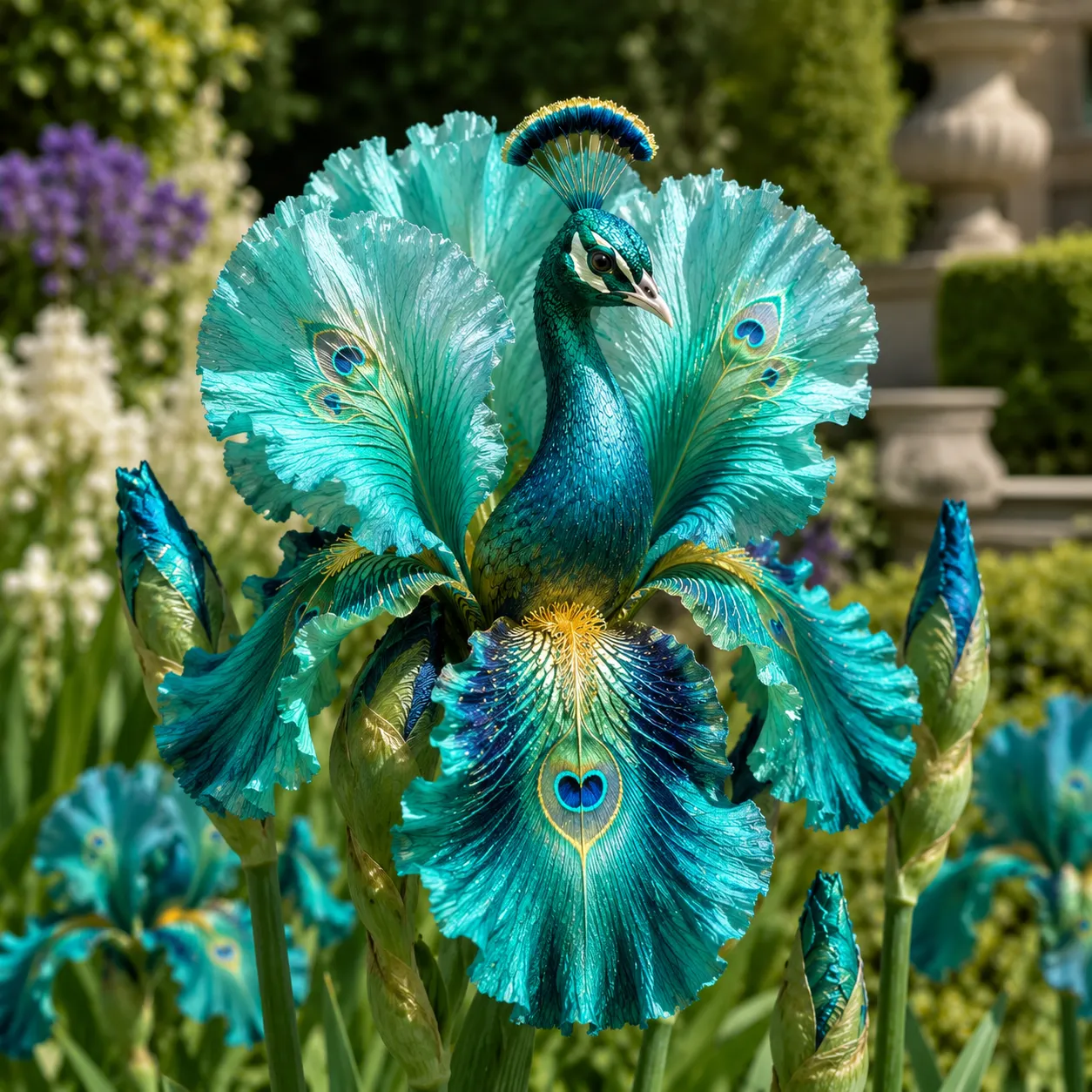 🦚 Rare Peacock Iris Bulbs™ A Garden Bloom So Striking, Guests Will Look Twice