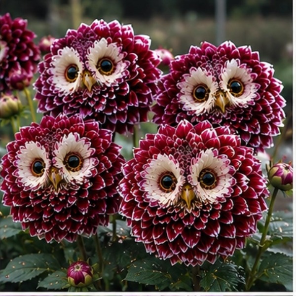 ✨ Magical Plants 🦉 Meet the Owl-Eye Dahlia Bulbs