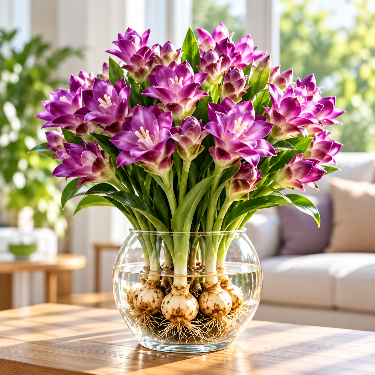 🌷 Siam Tulip – Ginger Roots, Tropical Blooms! ✨ Curcuma alismatifolia Gagnep
