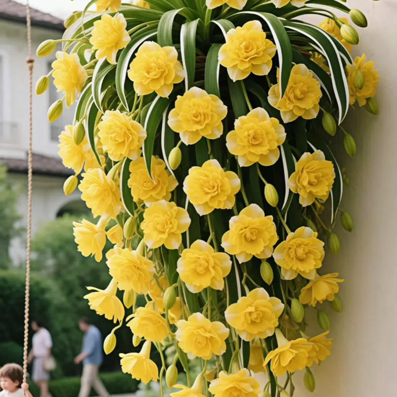 Grand Bloom Grünlilie Samen/Zwiebeln 💐 Ein hängendes Meisterwerk der Natur aus Farbe und Anmut