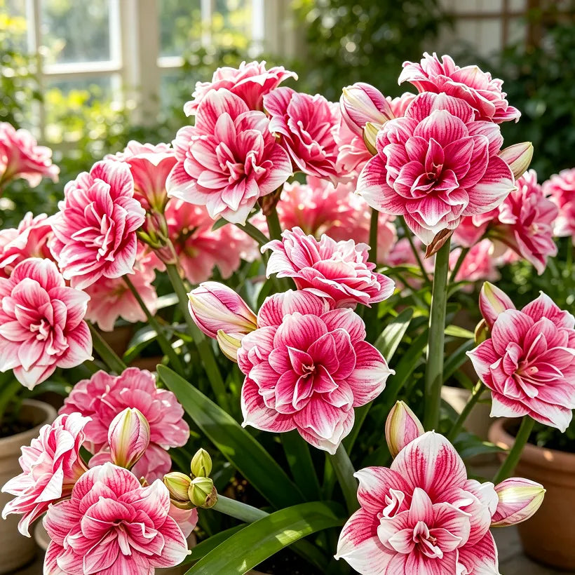 🌺 Riesige gefüllte Amaryllis-Zwiebeln ✨ Duftende, prächtige Blüten