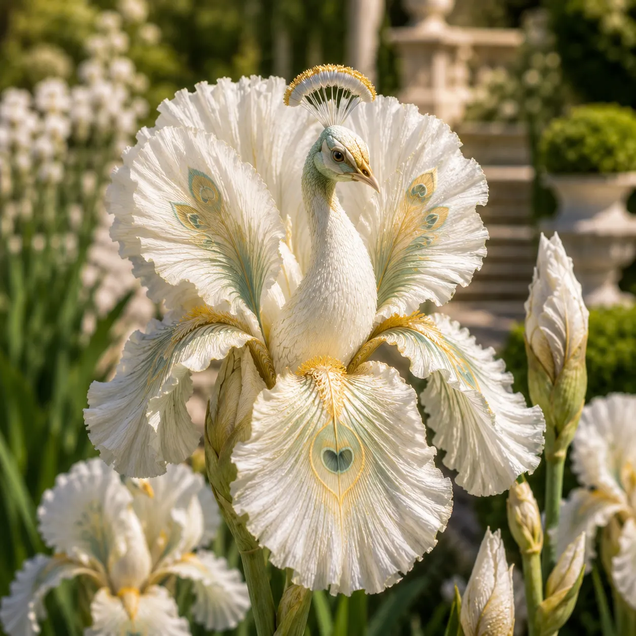 🦚 Rare Peacock Iris Bulbs™ A Garden Bloom So Striking, Guests Will Look Twice