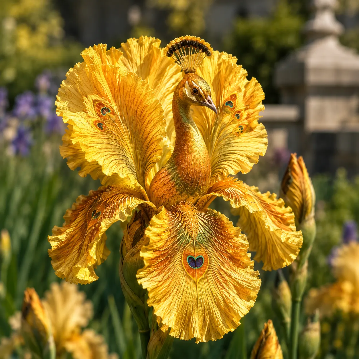 🦚 Rare Peacock Iris Bulbs™ A Garden Bloom So Striking, Guests Will Look Twice
