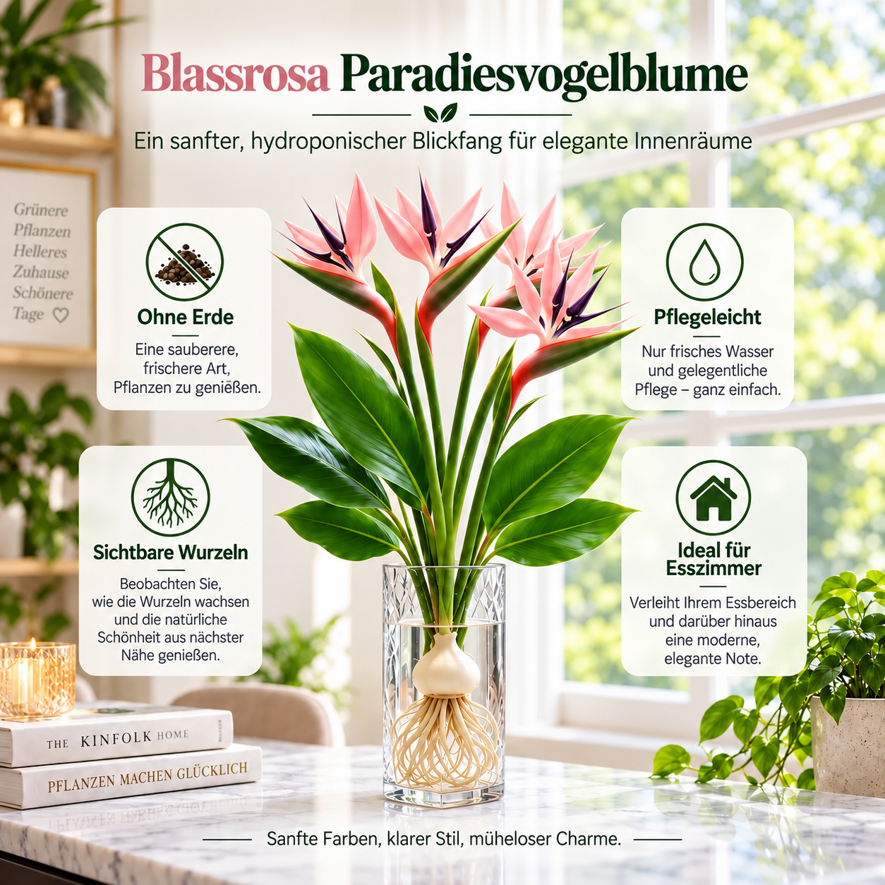 🕊️Die hydroponische Anzucht von Paradiesvogelblumen, von der Knolle bis zur Blüte, ist unglaublich therapeutisch