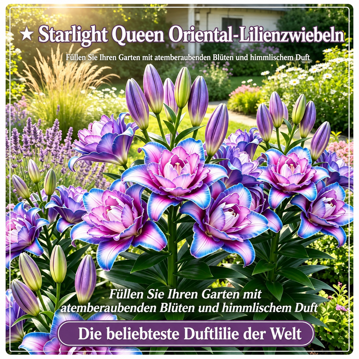 🌸Starlight Queen Oriental Lily Bulbs