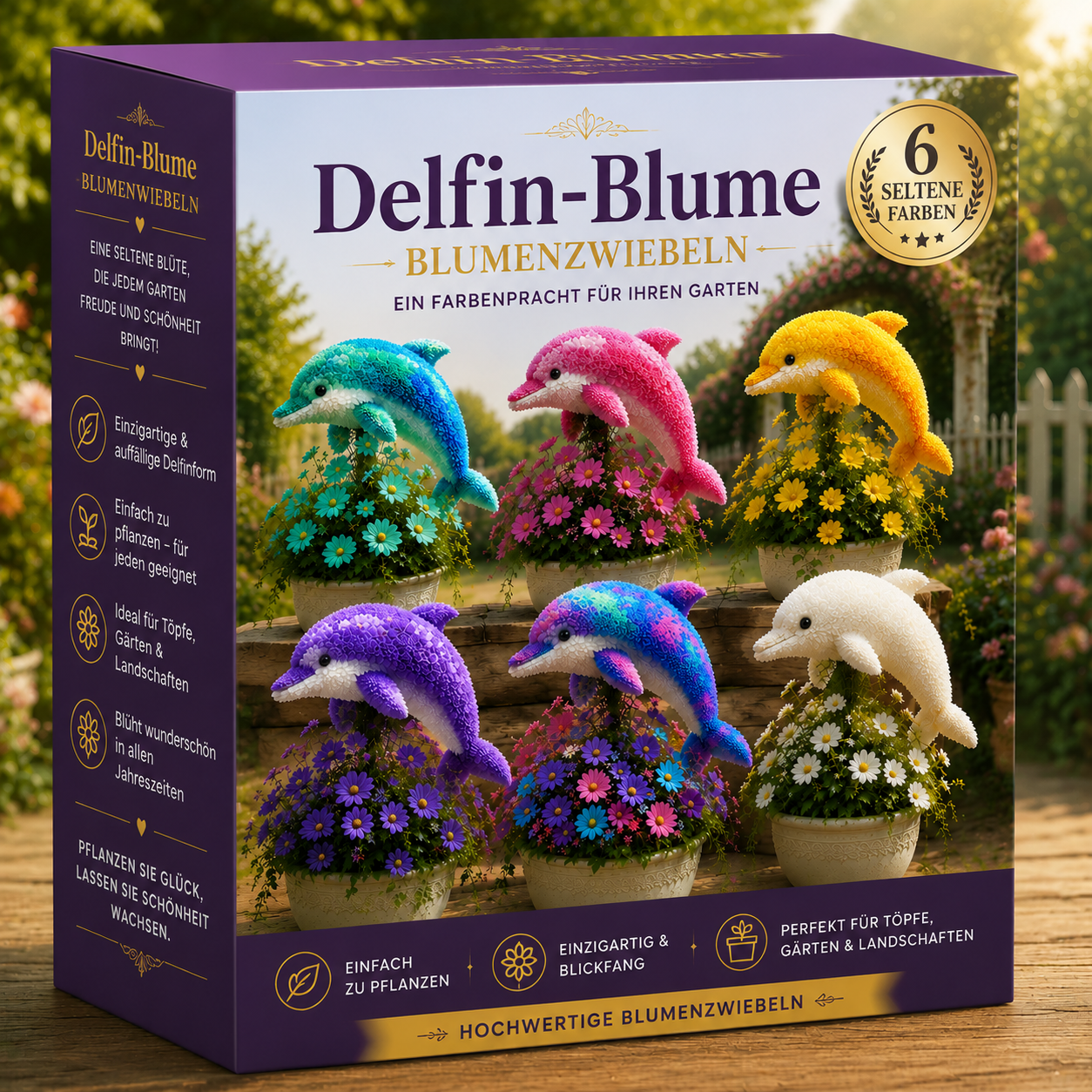 🐬 Delfin Blumen Zwiebeln – Eine Gartenblume, die aussieht, als wäre sie lebendig