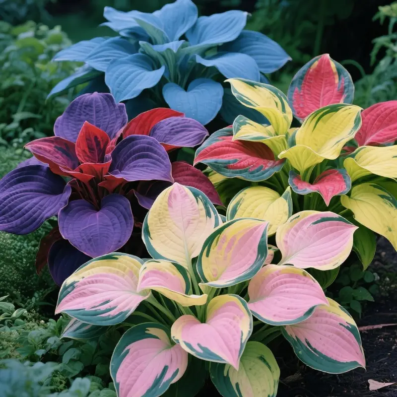 🌞 Easy-to-Grow Colorful Hostas for Year-Round Beauty🪴