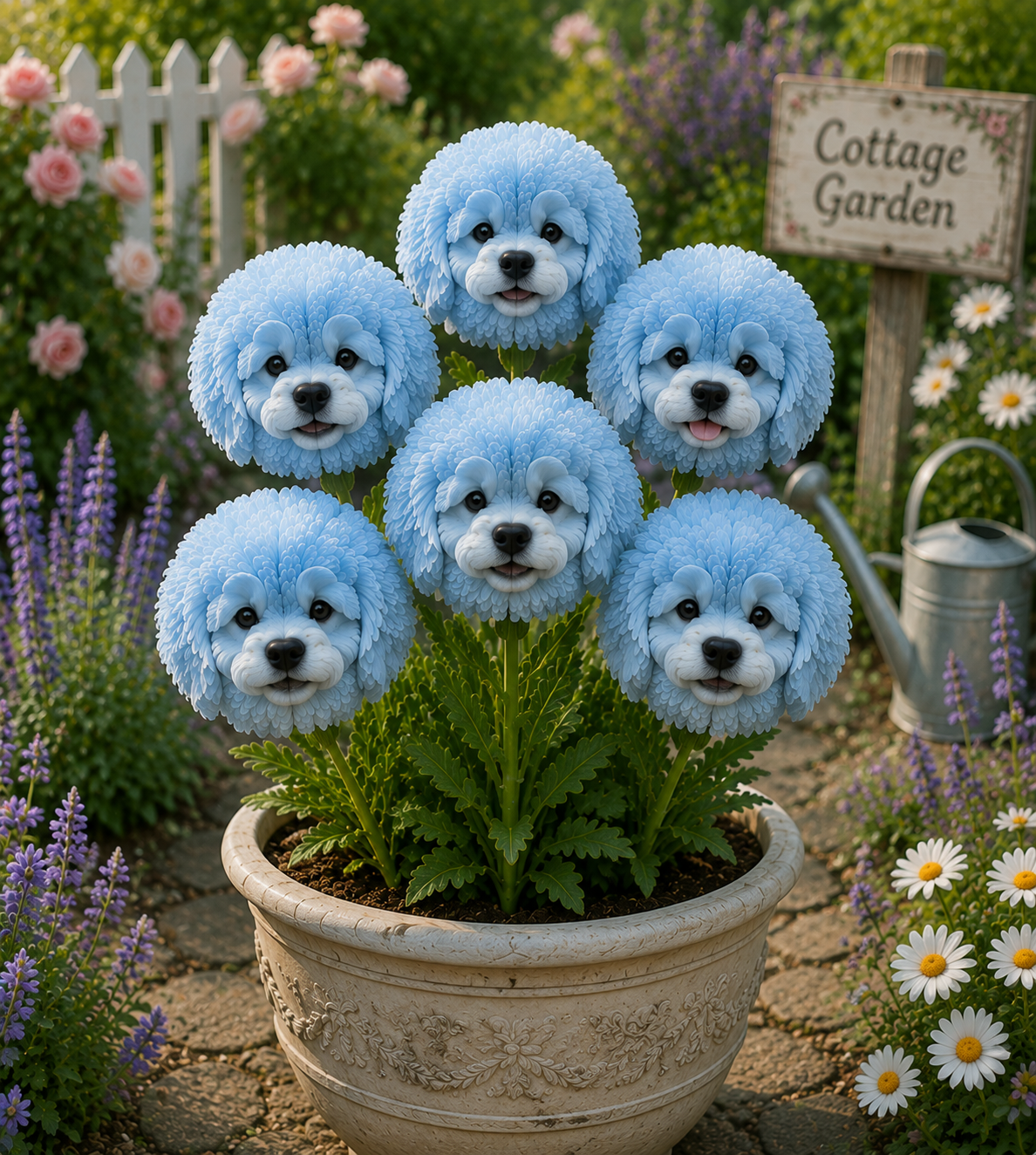🌼 Golden Retriever Blumenkollektion - Ein Garten, der Glück ausstrahlt.
