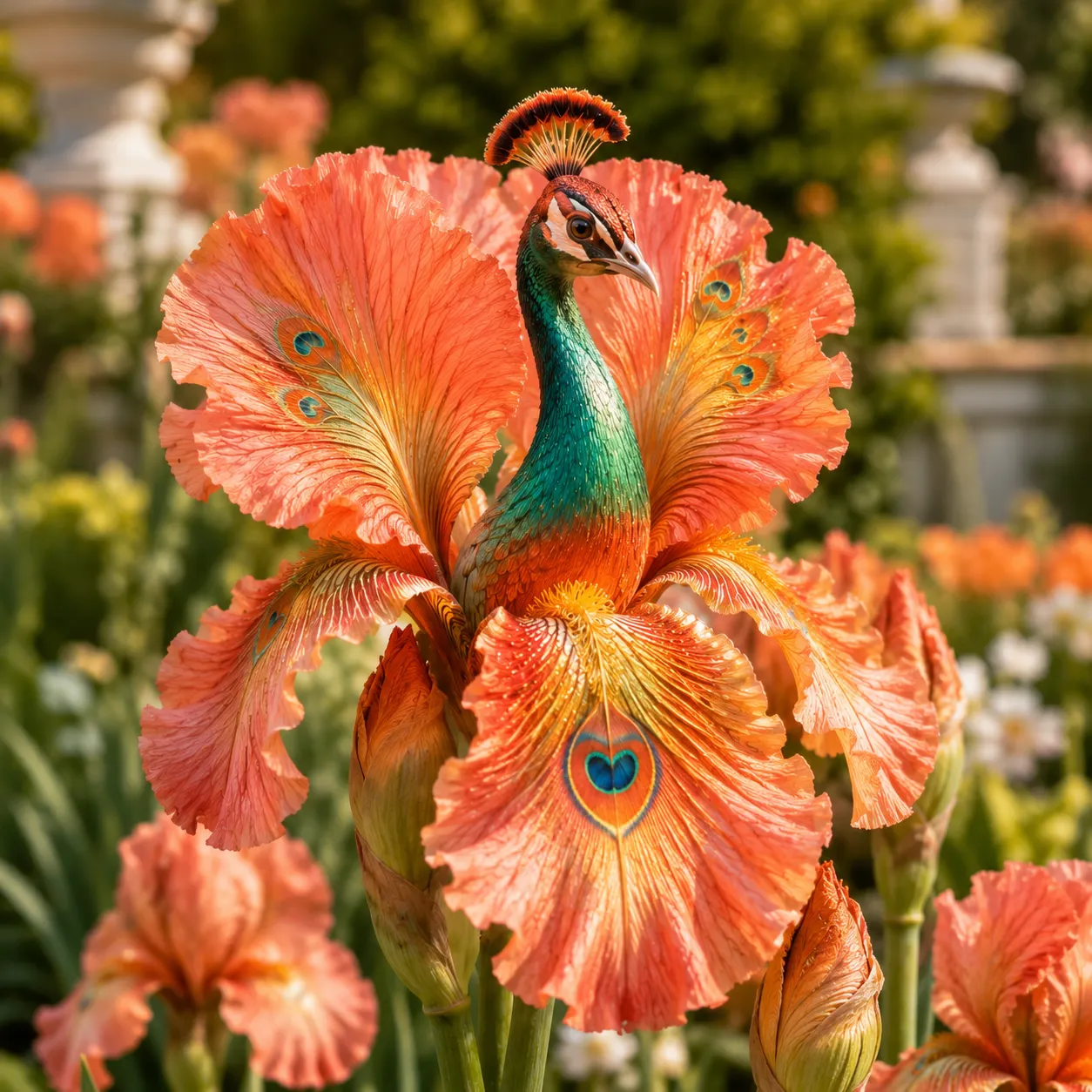🦚 Rare Peacock Iris Bulbs™ A Garden Bloom So Striking, Guests Will Look Twice