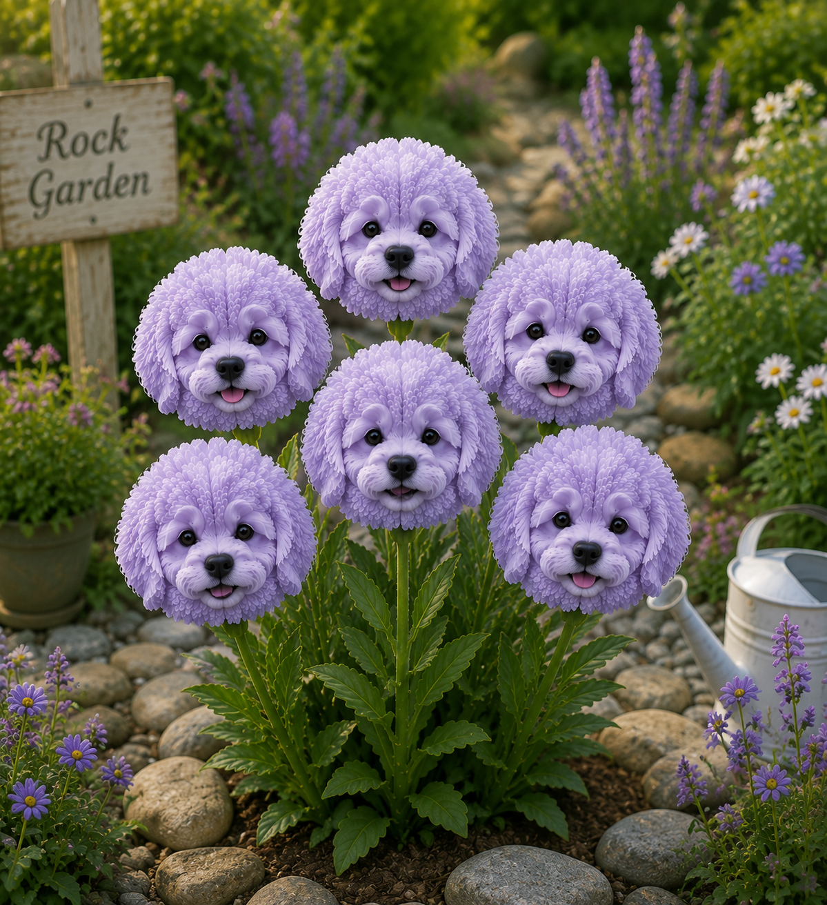 🌼 Golden Retriever Blumenkollektion - Ein Garten, der Glück ausstrahlt.