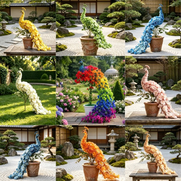 🦚Magische Pflanzen! Die schillernde Serie „Pfauenfederblüte“ ✨