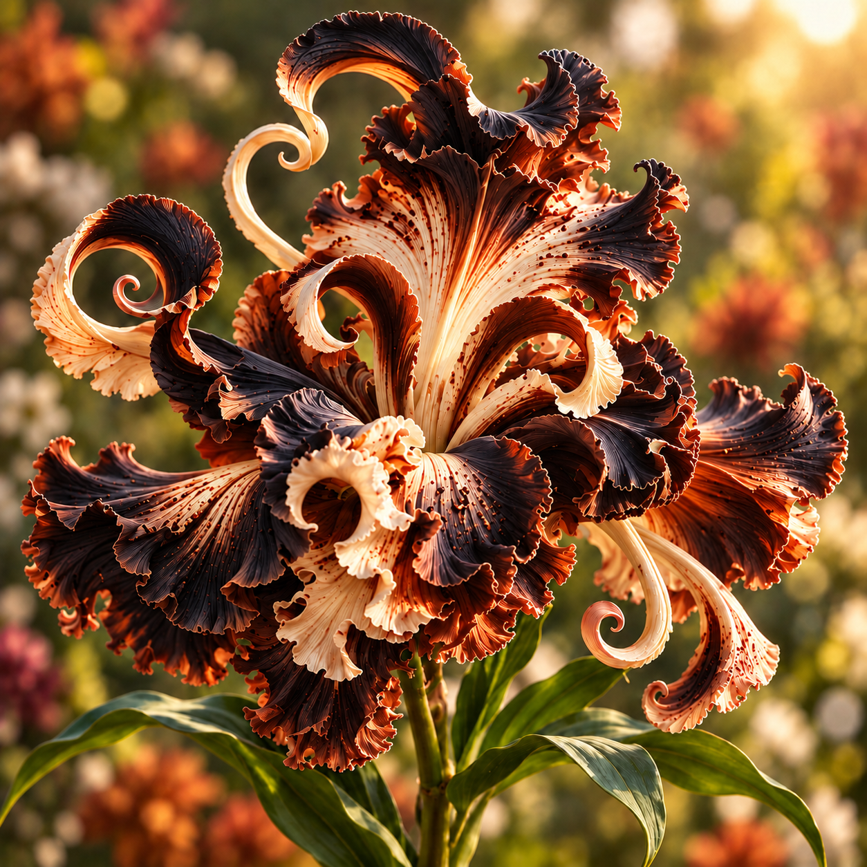 🌸 Royal Ruffle Fantasy Lily Bulbs – Grow in Water or Soil, Giant Ruffled Blooms