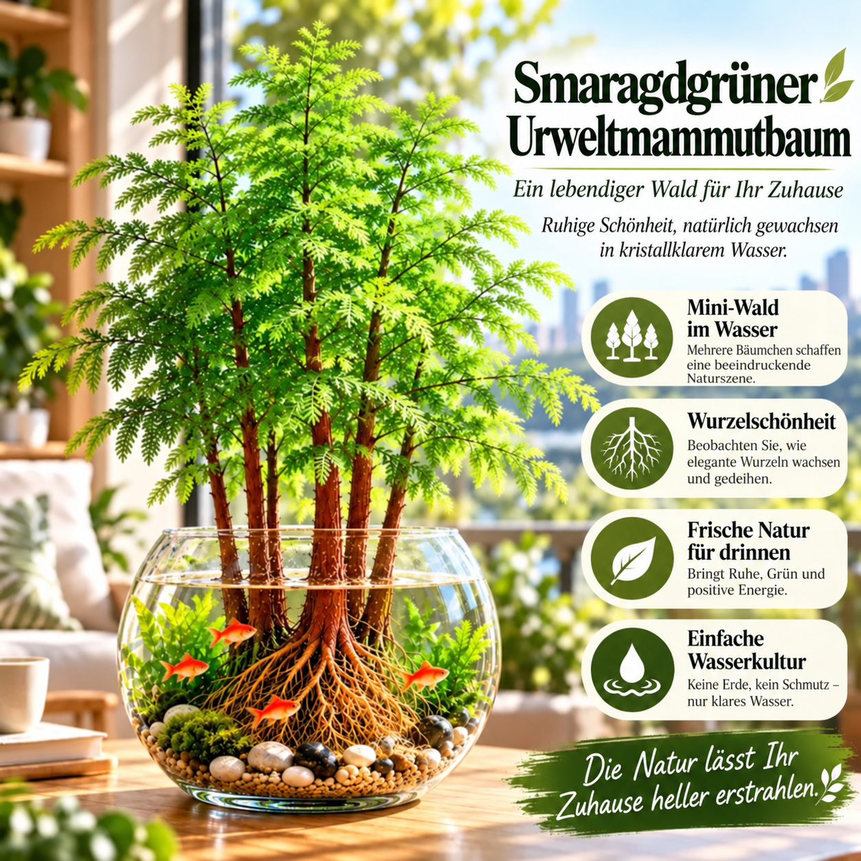 🌿 Hydroponische Urweltmammutbaum Zwiebeln - Metasequoia glyptostroboides