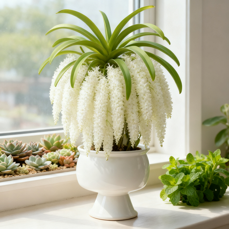 🦊🌿 Foxtail Orchid – Bringing Softness, Freshness, and Warmth to Life