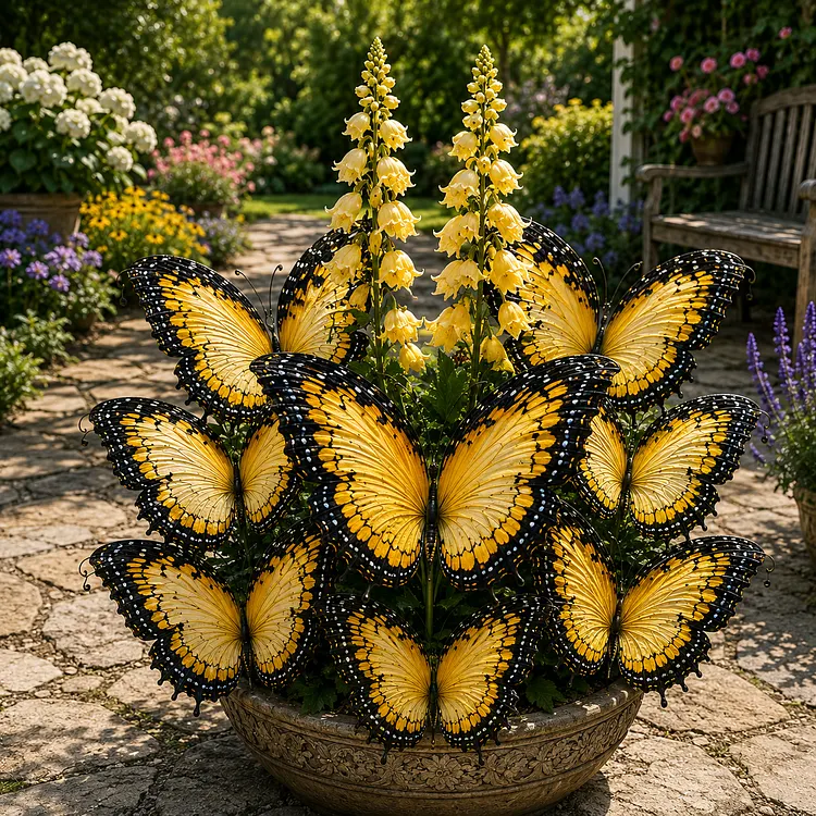 🦋 Schmetterlingsgarten-Funkien Zwiebeln - 🌸Die Funkie, die aussieht wie ein Garten voller Schmetterlinge