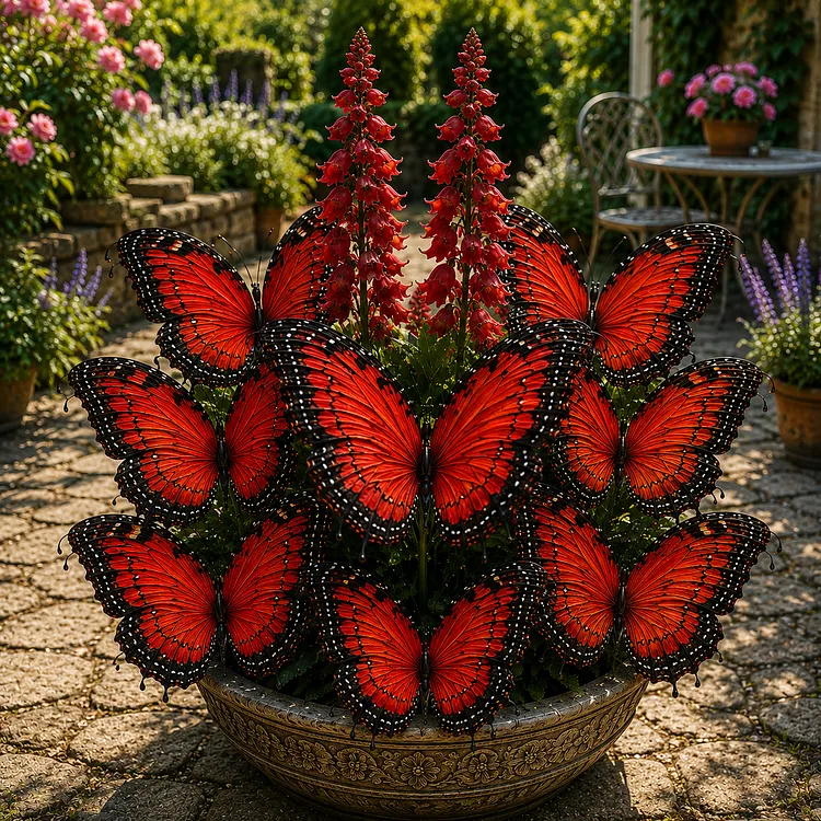 🦋 Schmetterlingsgarten-Funkien Zwiebeln - 🌸Die Funkie, die aussieht wie ein Garten voller Schmetterlinge