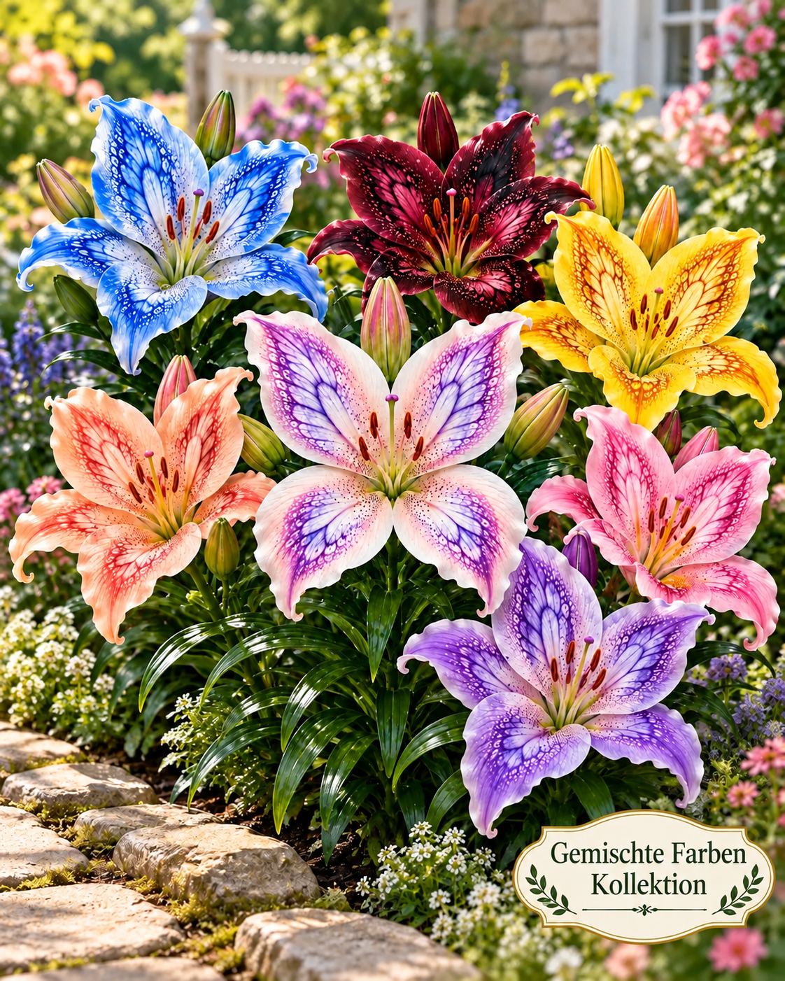 🦋Riesige Schmetterlingslilien-Zwiebeln – Atemberaubende Blüten für jeden Garten✨