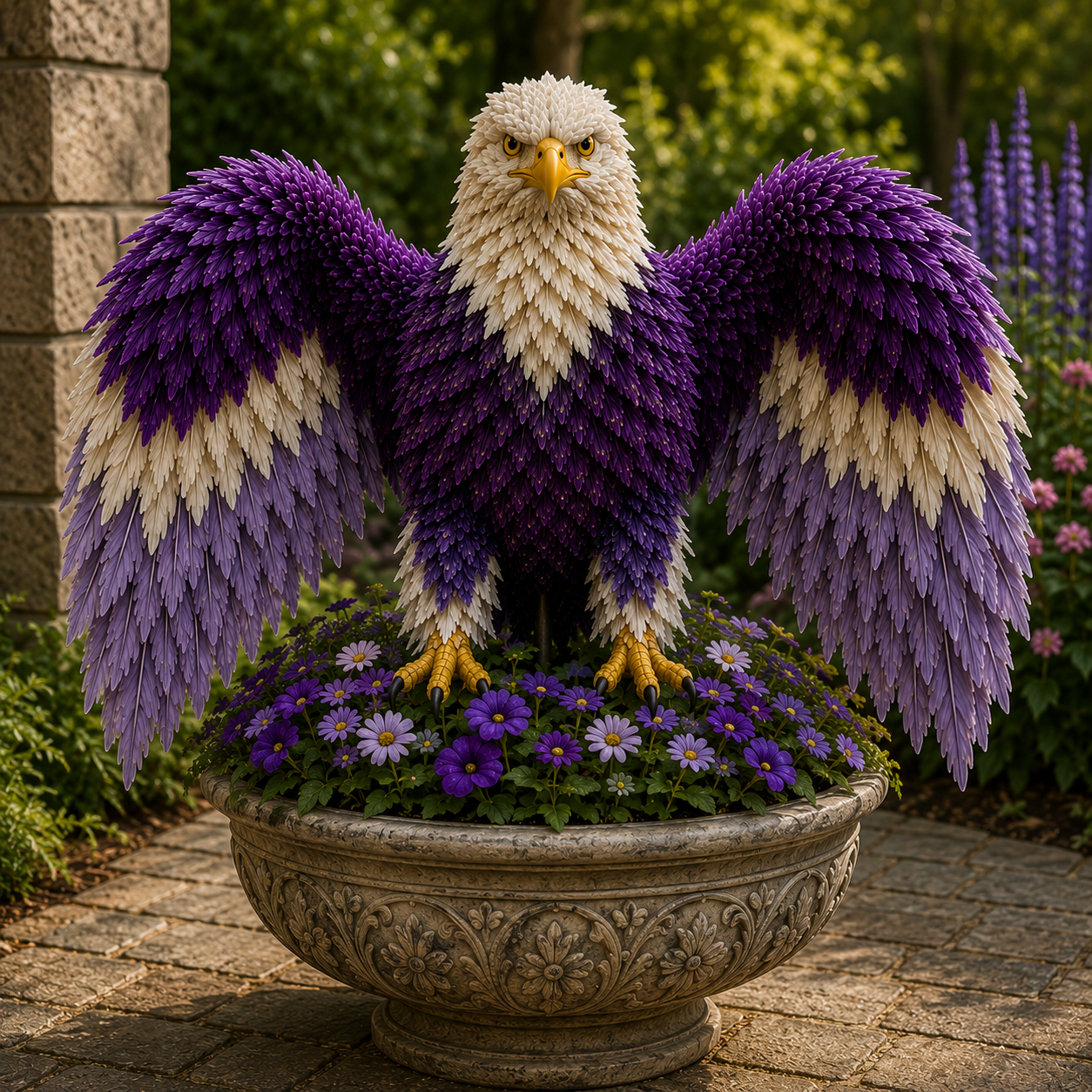 🦅 Amerikanische Adler Blüte (American Pride Eagle Bloom) Zwiebeln – Die majestätische Blume, die einem Weißkopfseeadler ähnelt