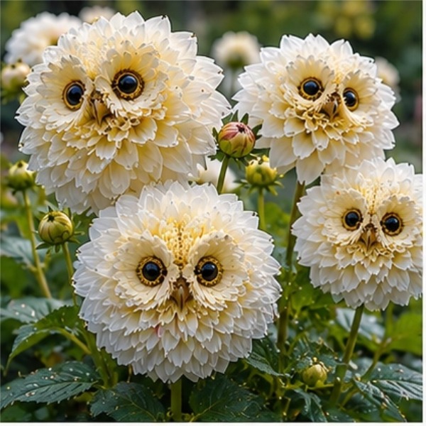 ✨ Magical Plants 🦉 Meet the Owl-Eye Dahlia Bulbs