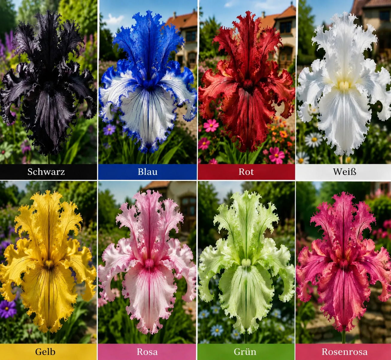 Seltene Fledermaus-Iris-Zwiebeln – Exotische Eleganz für einen wahrhaft unvergesslichen Garten ✨
