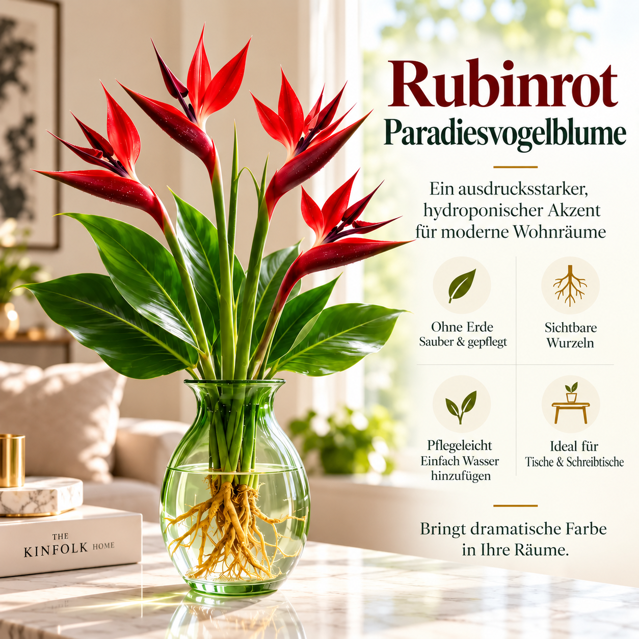 🕊️Die hydroponische Anzucht von Paradiesvogelblumen, von der Knolle bis zur Blüte, ist unglaublich therapeutisch