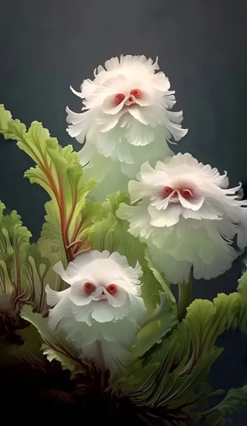 Katzenauge blendet×Leidenschaftliches Rot