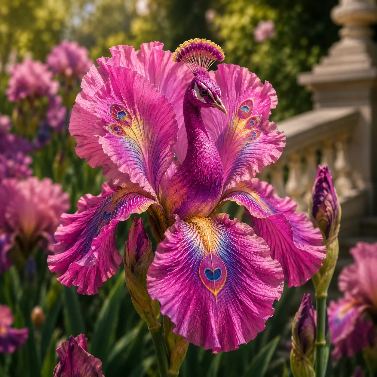 🦚 Rare Peacock Iris Bulbs™ A Garden Bloom So Striking, Guests Will Look Twice