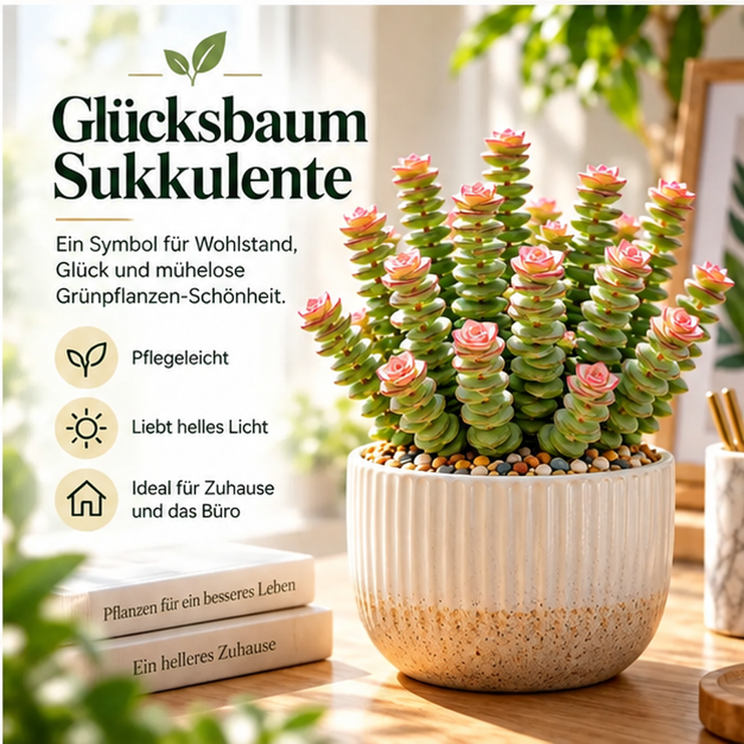 💰 Money Plant Succulent – A Little Green Charm for Luck and Prosperity 🌿
