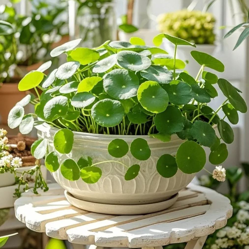 🌿Kupfermünzgras （Wassernabel） – im Reichtum wälzen