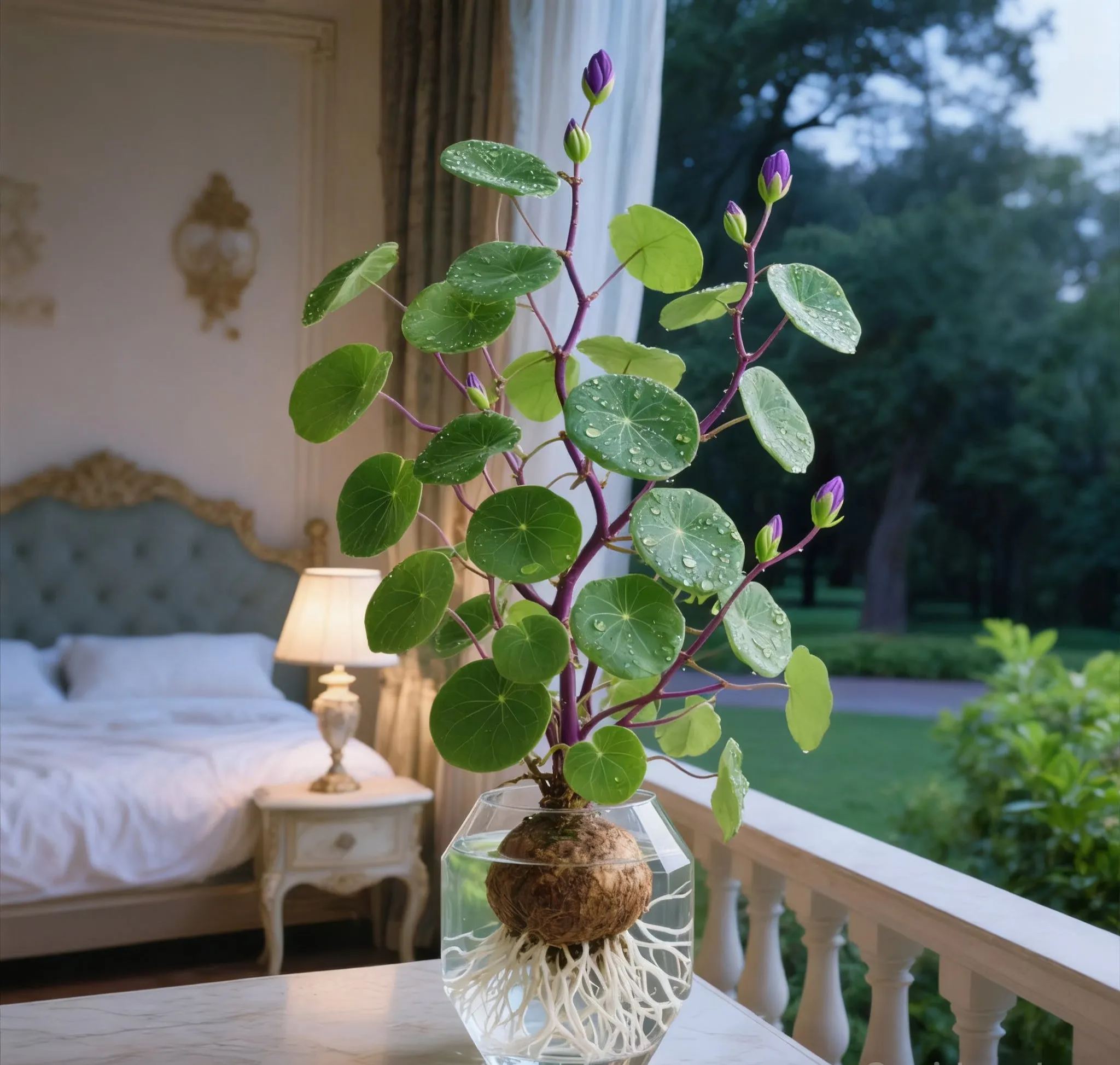 🎈Rote Rattanpflanze Stephania erecta: Die robusteste Zimmerpflanze für Faule🌿