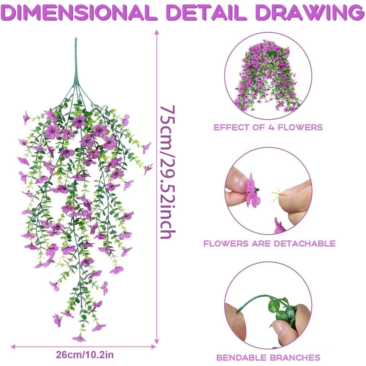 (🔥 Last Day - 49% OFF 🔥) This Week's Special Sale 49% Off- Artificial violet