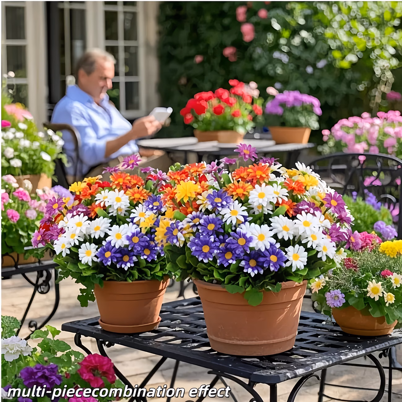 Little Daisy 💐 Artificial Flowers for Outdoors