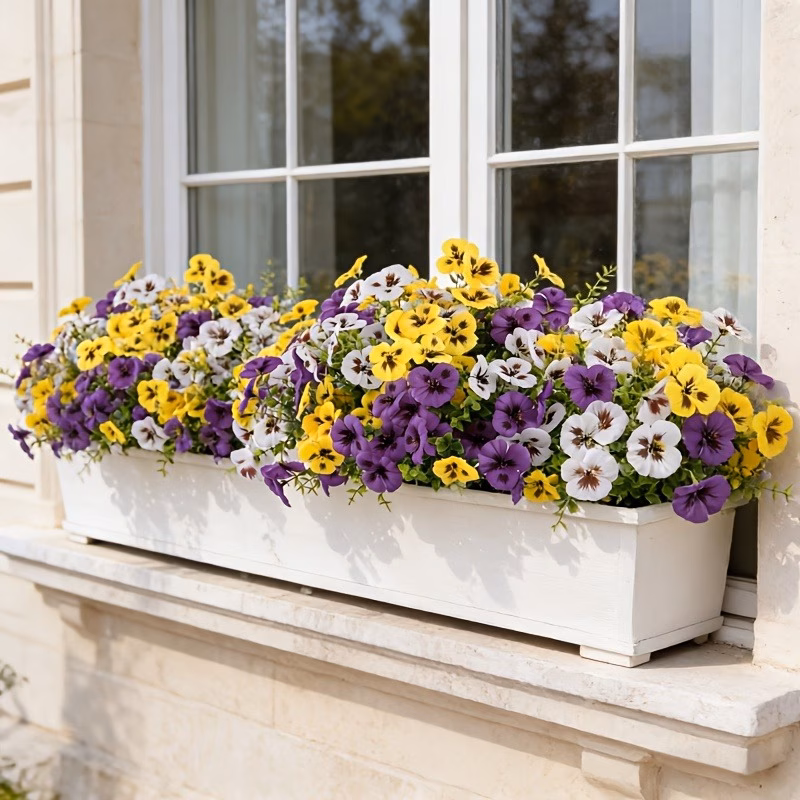 36pcs Artificial Pansy Bouquet 