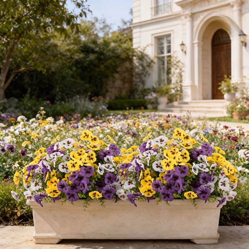 36pcs Artificial Pansy Bouquet 