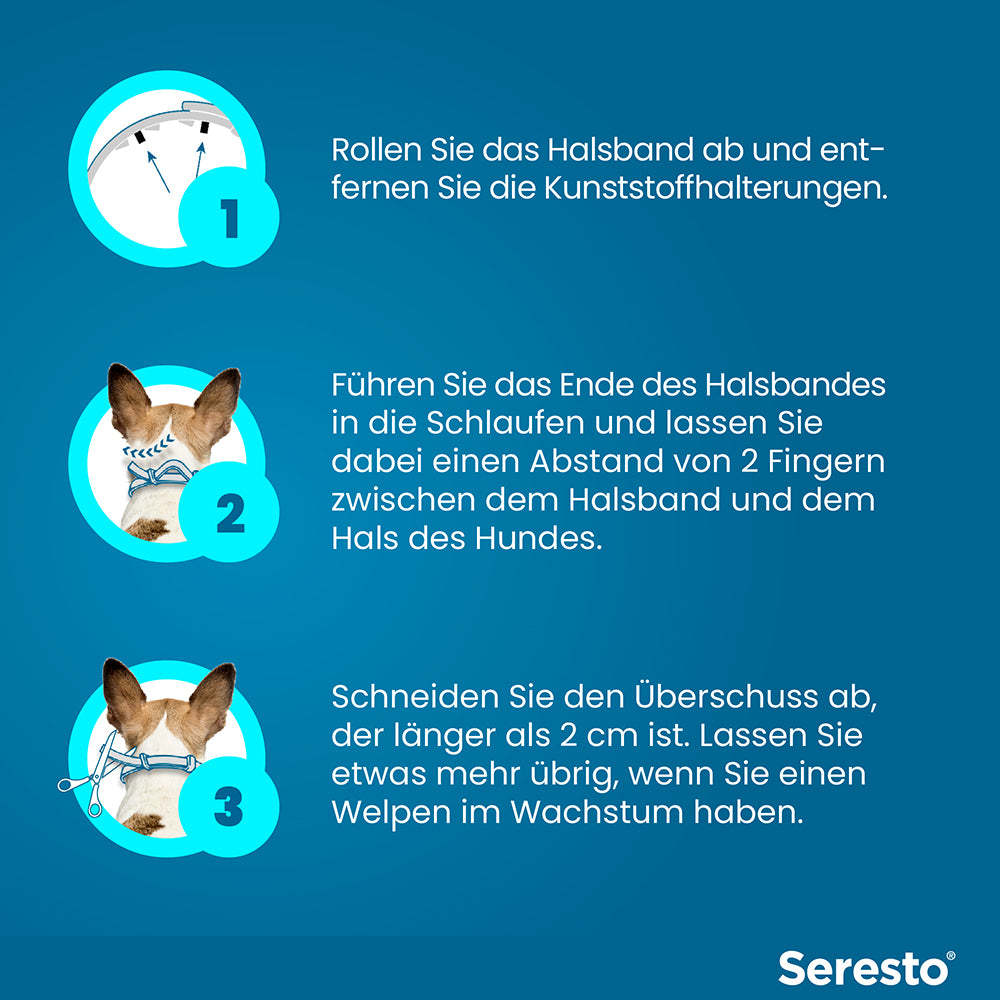 Seresto Halsband für kleine Hunde | bis 8 kg